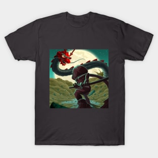 DRAGON VS NINJA T-Shirt